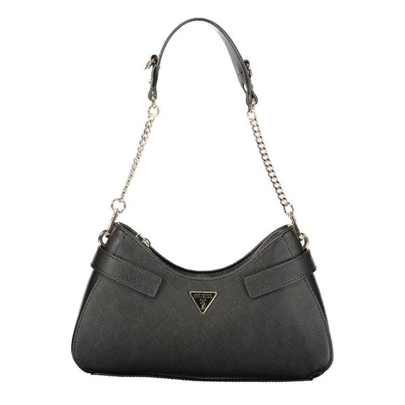 Guess Jeans Black Polyurethane Women's Women's Handbag